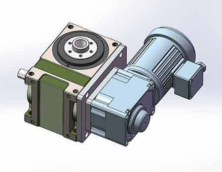 Can the motor control the indexing angle of the cam indexer(图2) Indexer motor, rotary indexing cam, cam indexing
